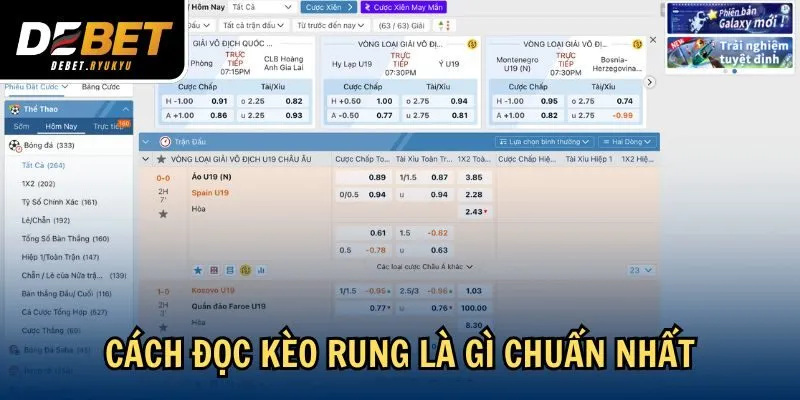 Cách đọc kèo rung là gì chuẩn nhất