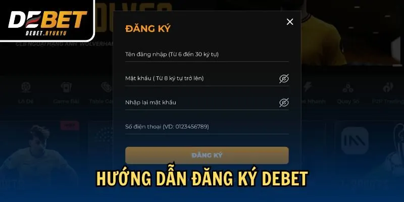 Hướng dẫn đăng ký Debet