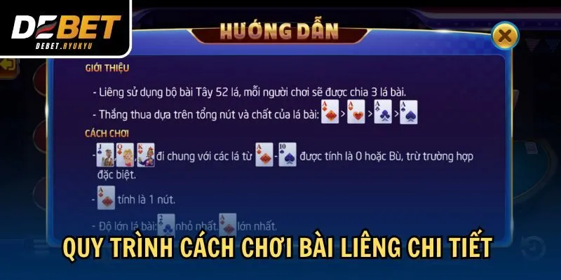 Quy trình cách chơi bài Liêng chi tiết 