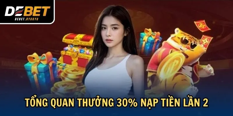 Tổng quan thưởng 30% nạp tiền lần 2